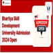 Bhartiya Skill Development University Admission 2024 Open; Check Direct Link Here